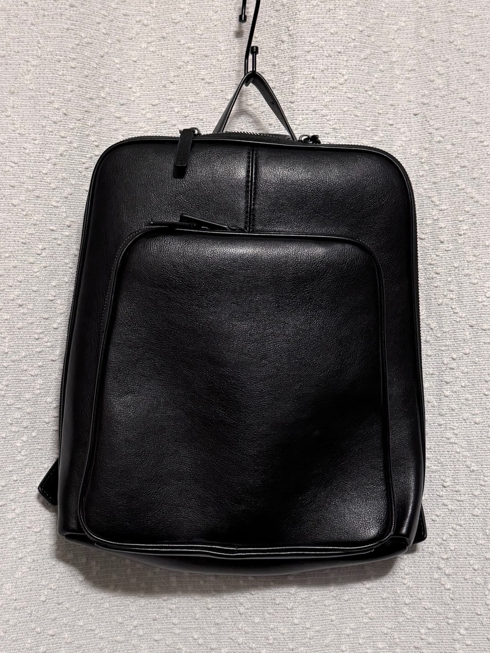 Pink Cove Black Backpack - Minimal Everyday Bag